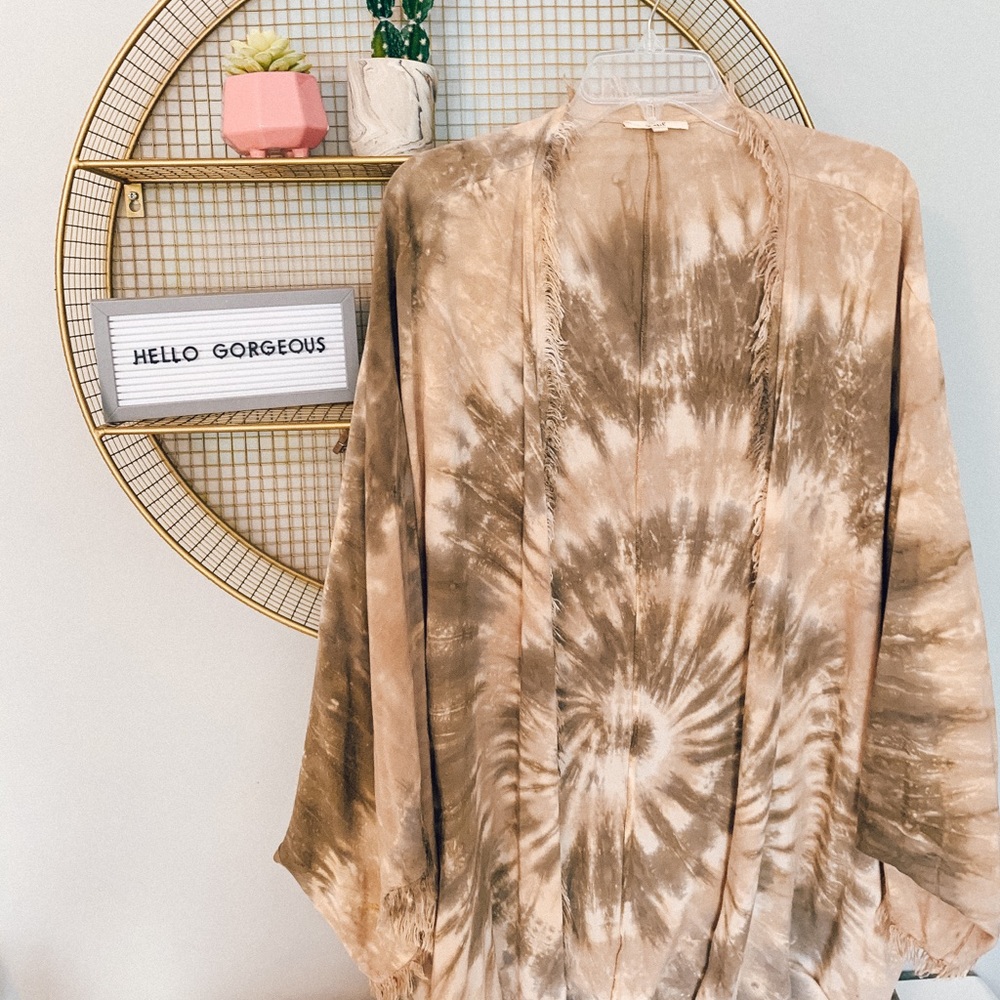 tie dye kimono